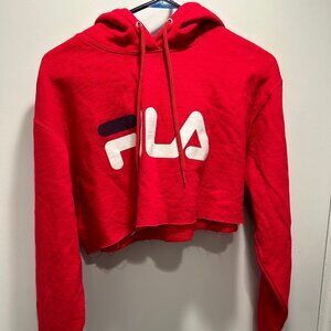 Fila crop hoodie